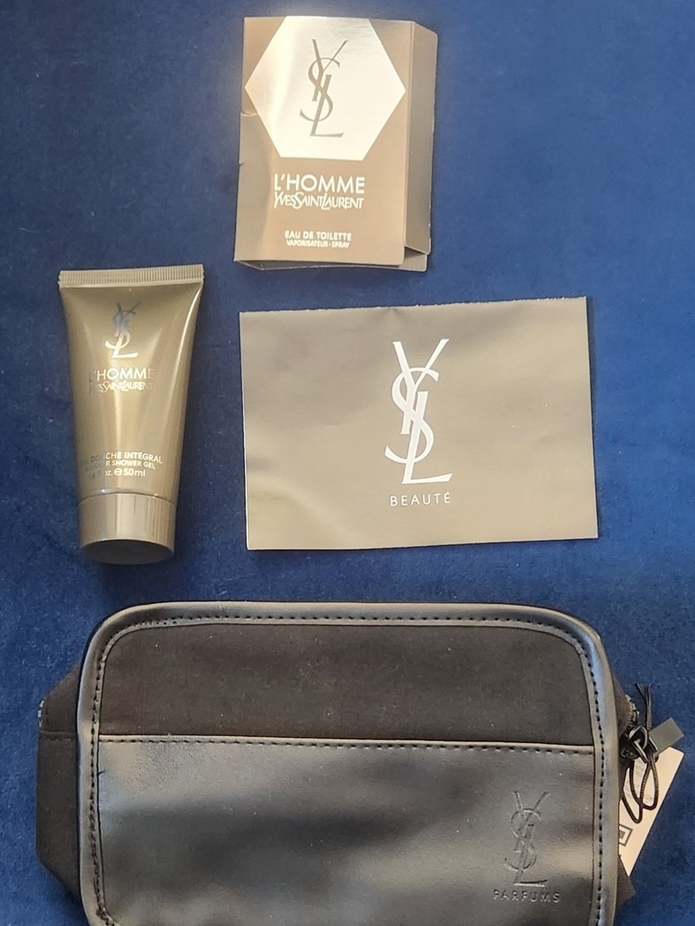 Yves Saint Laurent L'Homme Travel Set in Black and Silver